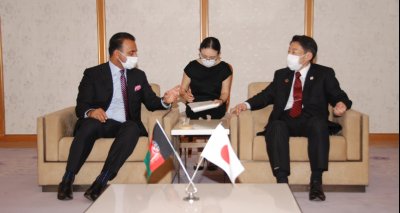 Ambassador Abdali Met with the Governor of Fukuoka Prefecture